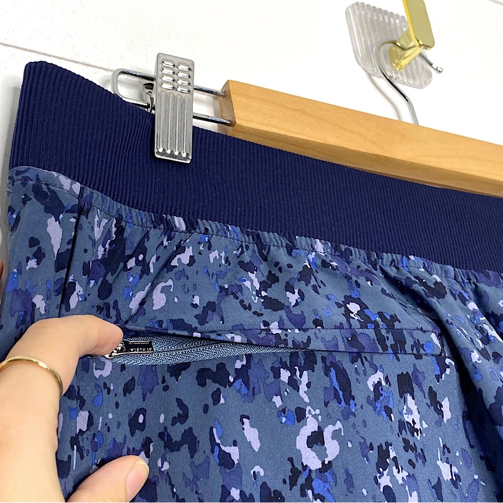 Athleta Blue Patterned Pants - Picture 10 of 12